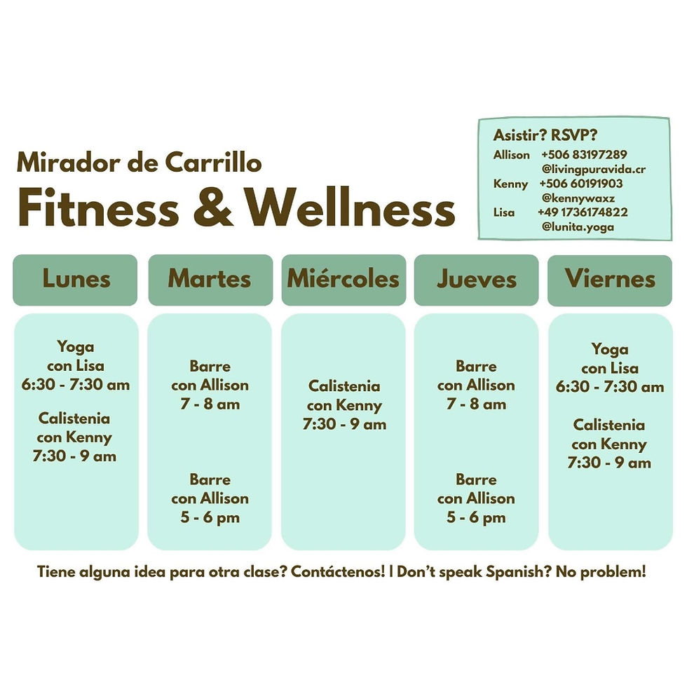 Calisthenics w/Kenny @ Mirador de Carrillo