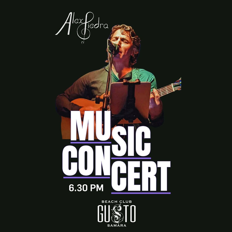 Alex Piedra LIVE @ Gusto Beach