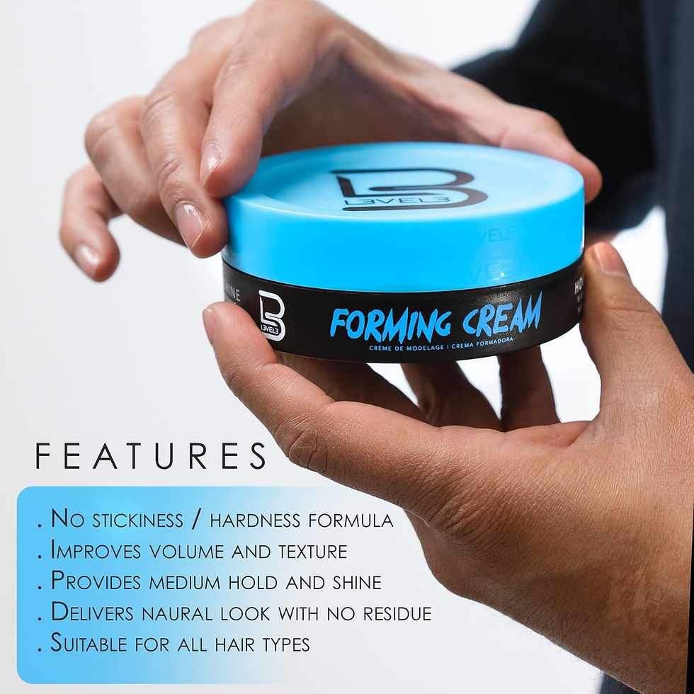 Thumbnail: L3VEL3 forming cream for men’s and women’s hair styling