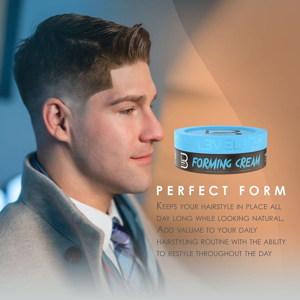 Thumbnail: L3VEL3 professional forming cream for polished hairstyles