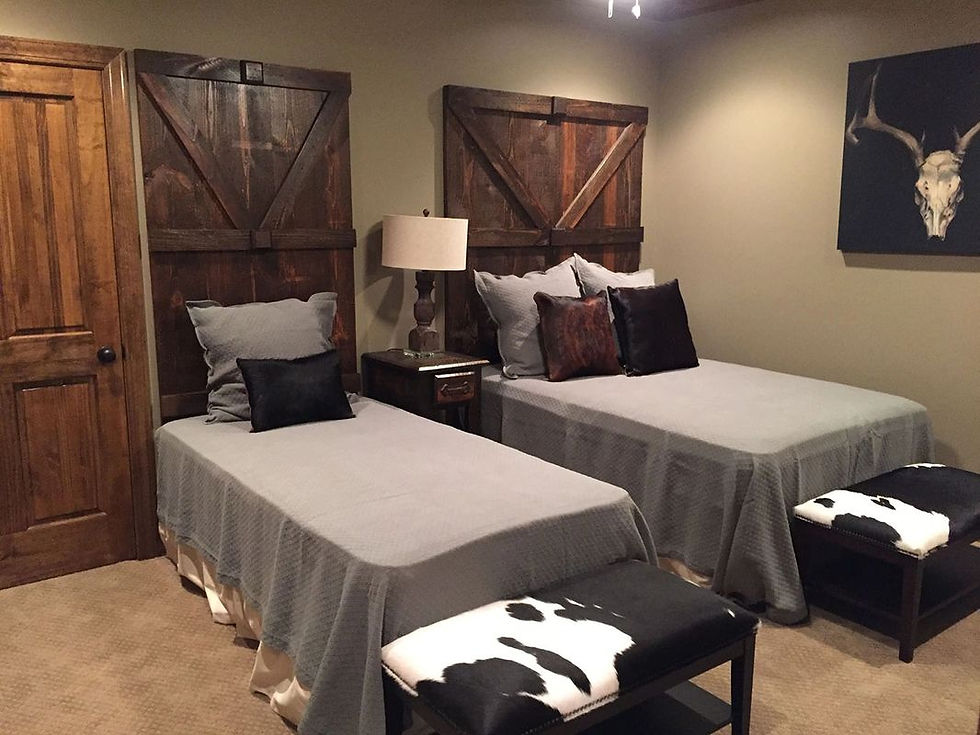 Alabama Hunting Lodge Bedroom
