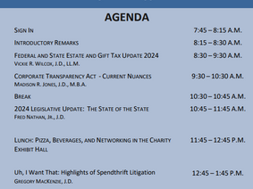 2024 Estate Planning Seminar