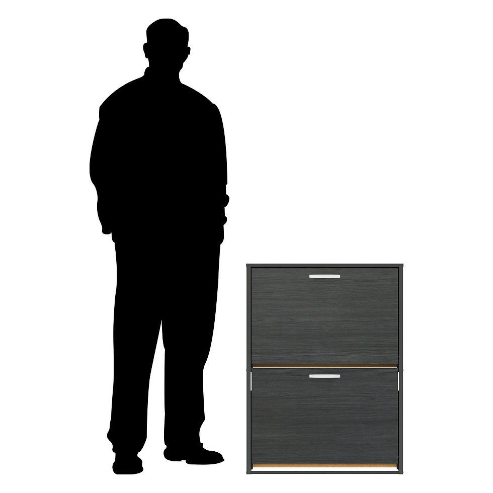 Miniatura: ZAPATERO MINIMALISTA - GRAFITO