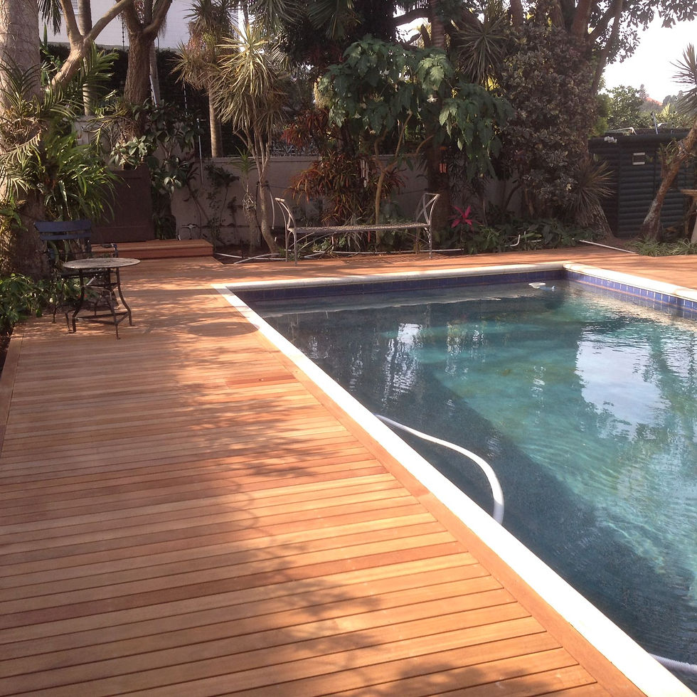 Pool deck