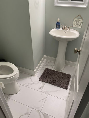 Bathroom Floor installation