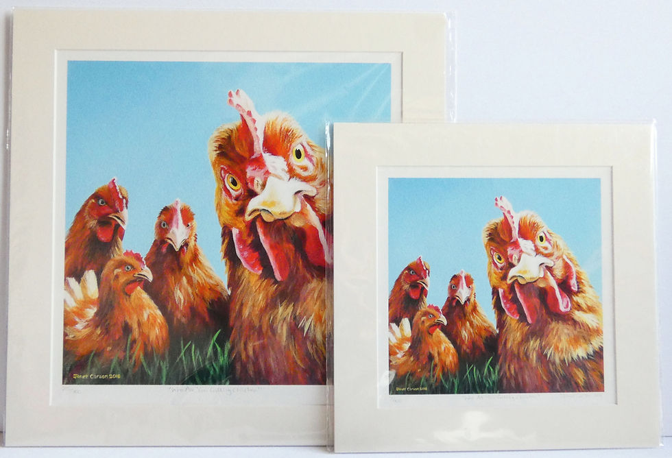 Who Are You Calling Chicken Print