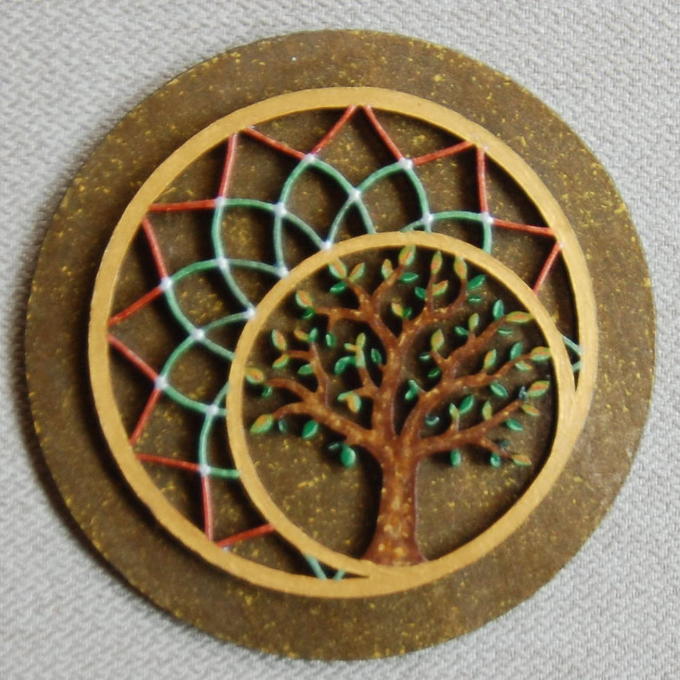 Miniatura: Porta Copos Metal Envelhecido 4 peças