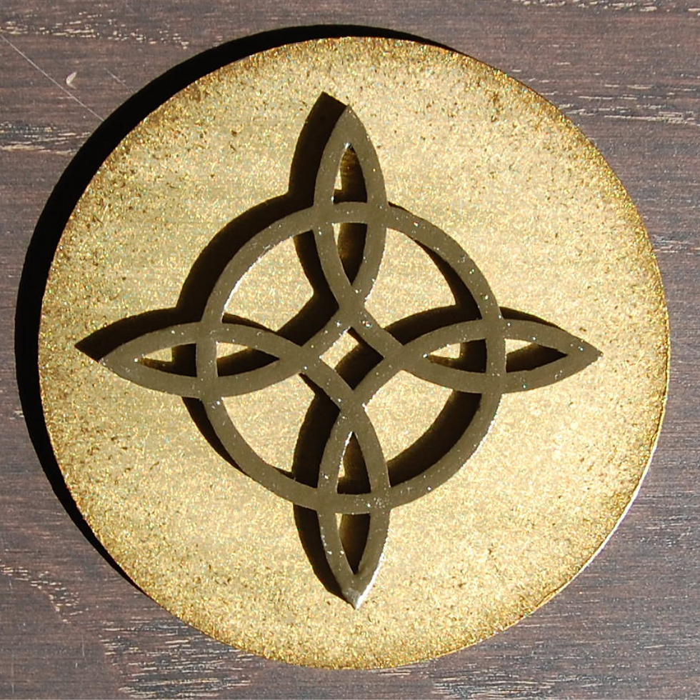 Miniatura: Porta Copos ou Mini Quadrinhos Bruxa Wicca