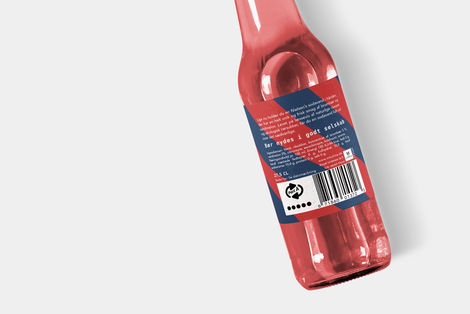 Nielsen soda : back of bottle