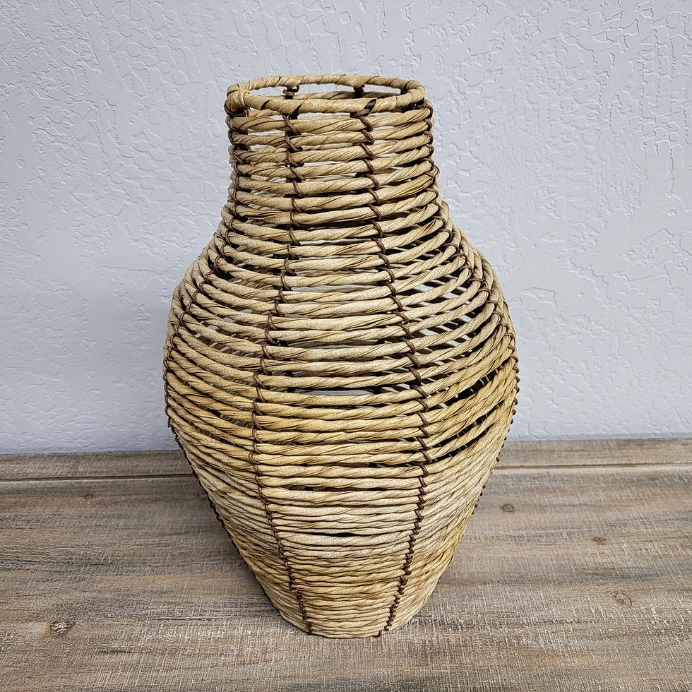 HANDMADE SEAGRASS VASE $59
