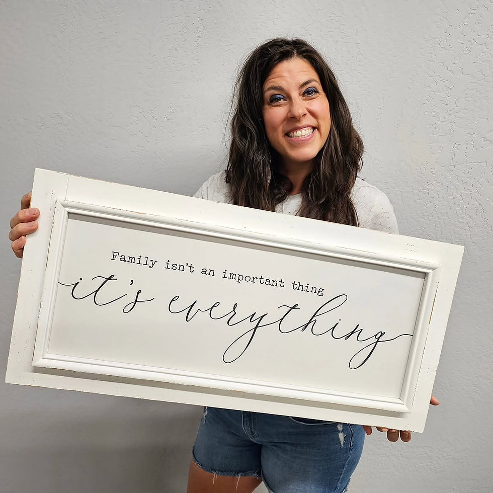 BEAUTIFUL SIGN ABOUT FAMILY $65