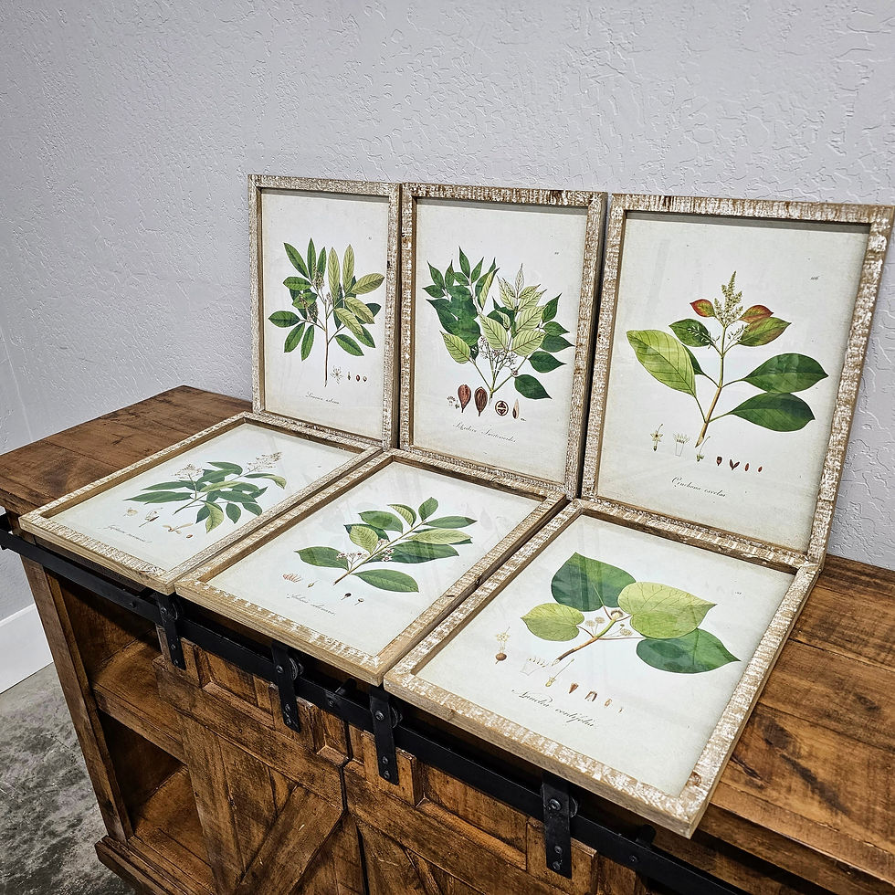 GORGEOUS BOTANICAL ART PIECES $49 each