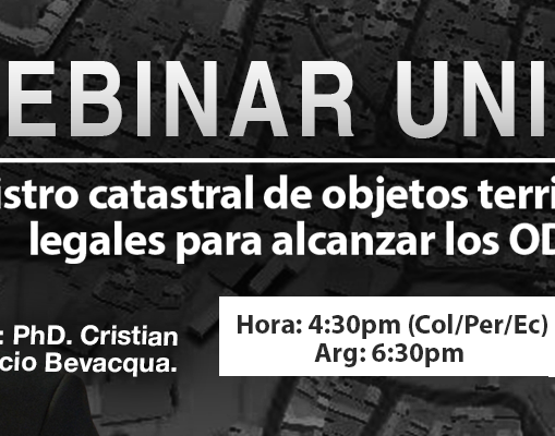 Webinar: Catastro en el marco de los ODS