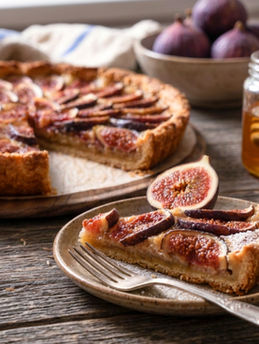 Tarte aux Figues – French Fig Tart with Almond Cream