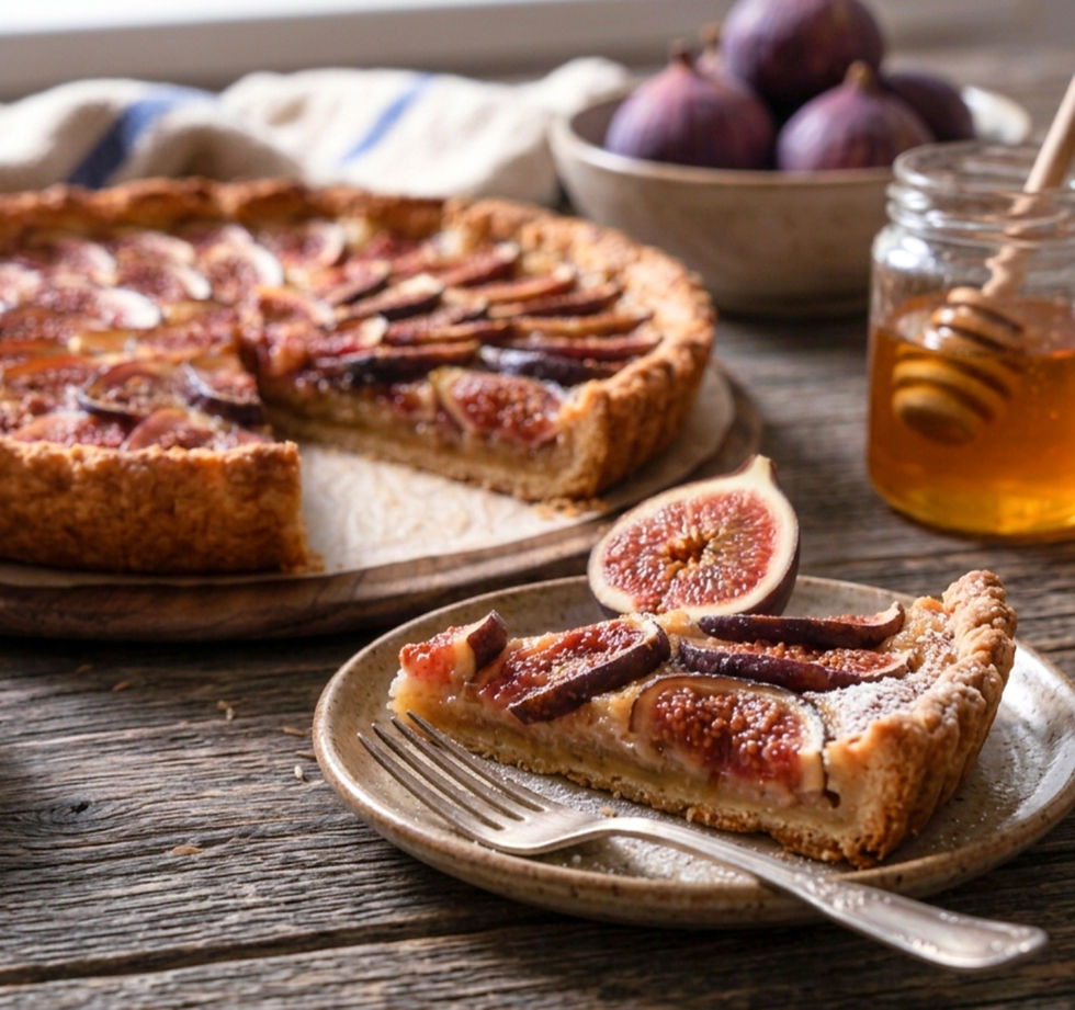 Tarte aux Figues – French Fig Tart with Almond Cream