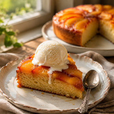 The Ultimate Peach Upside-Down Cake