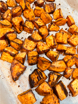 Seasoned Roasted Sweet Potatoes