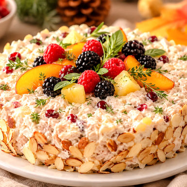 Salată Hawaiiană cu Pui, Ananas și Merișoare
