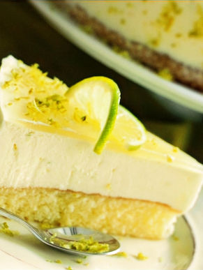 Lime -Yogurt Cheesecake