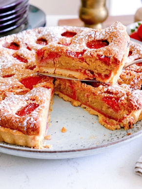 Strawberry & 'Beurre Noisette' Almond Tart 