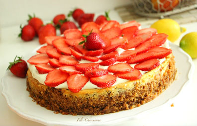 Strawberry Margarita Cheesecake