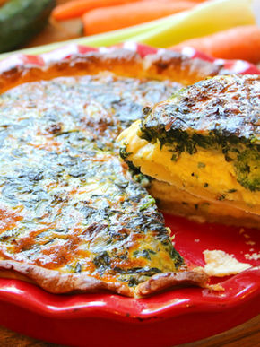 Brie and Broccoli Quiche