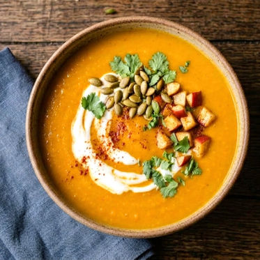  Pumpkin Apple Curry Soup 
