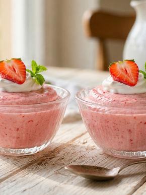 Easy Strawberry Mousse
