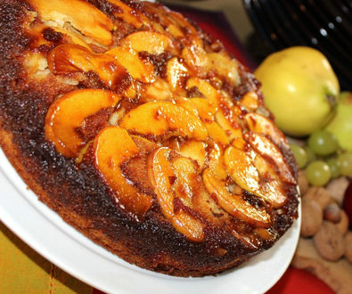 Caramel Apple Upside-Down Cake