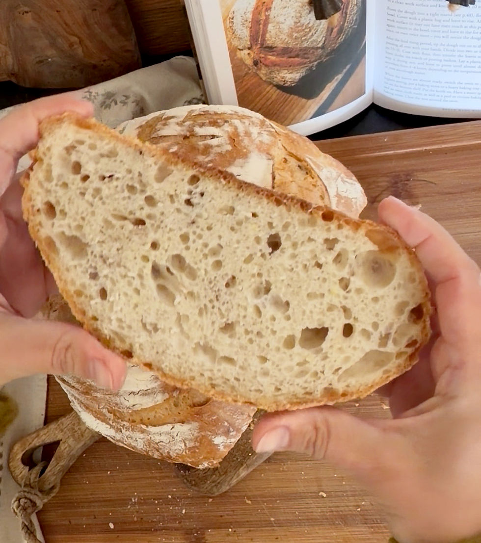 Sourdough can sound complicated at first, but it really comes down to a few simple ingredients, an active starter, some patience and learning to recognise what your dough is telling you.