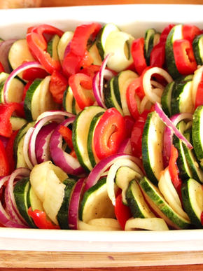Colourful Vegetable Gratin