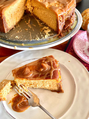 Cheesecake cu Dovleac, Ghimbir si Caramel