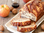 Simple Apple Walnut Vanilla Loaf Cake