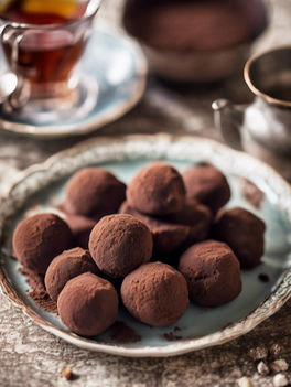 French Dark Chocolate Truffles