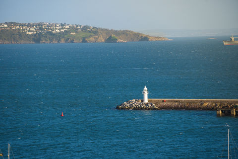 View of breakwater lighthouse from the balcony