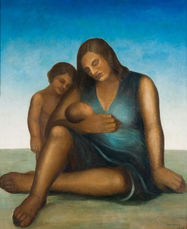 Tarsila do Amaral. Maternidade. 1938.