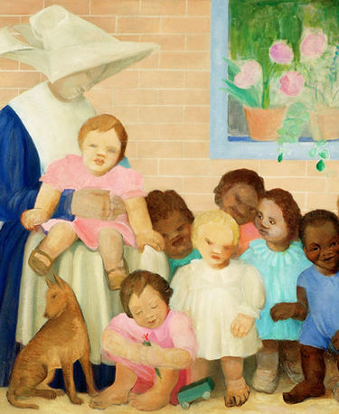 Tarsila do Amaral. Crianças (Orfanato). 1935-1949. 
