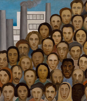 Tarsila do Amaral. Operários. 1933. 