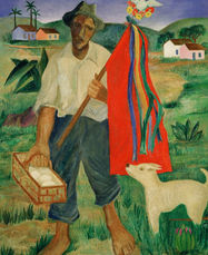 Tarsila do Amaral. Bandeira do Divino. 1939/1968. 