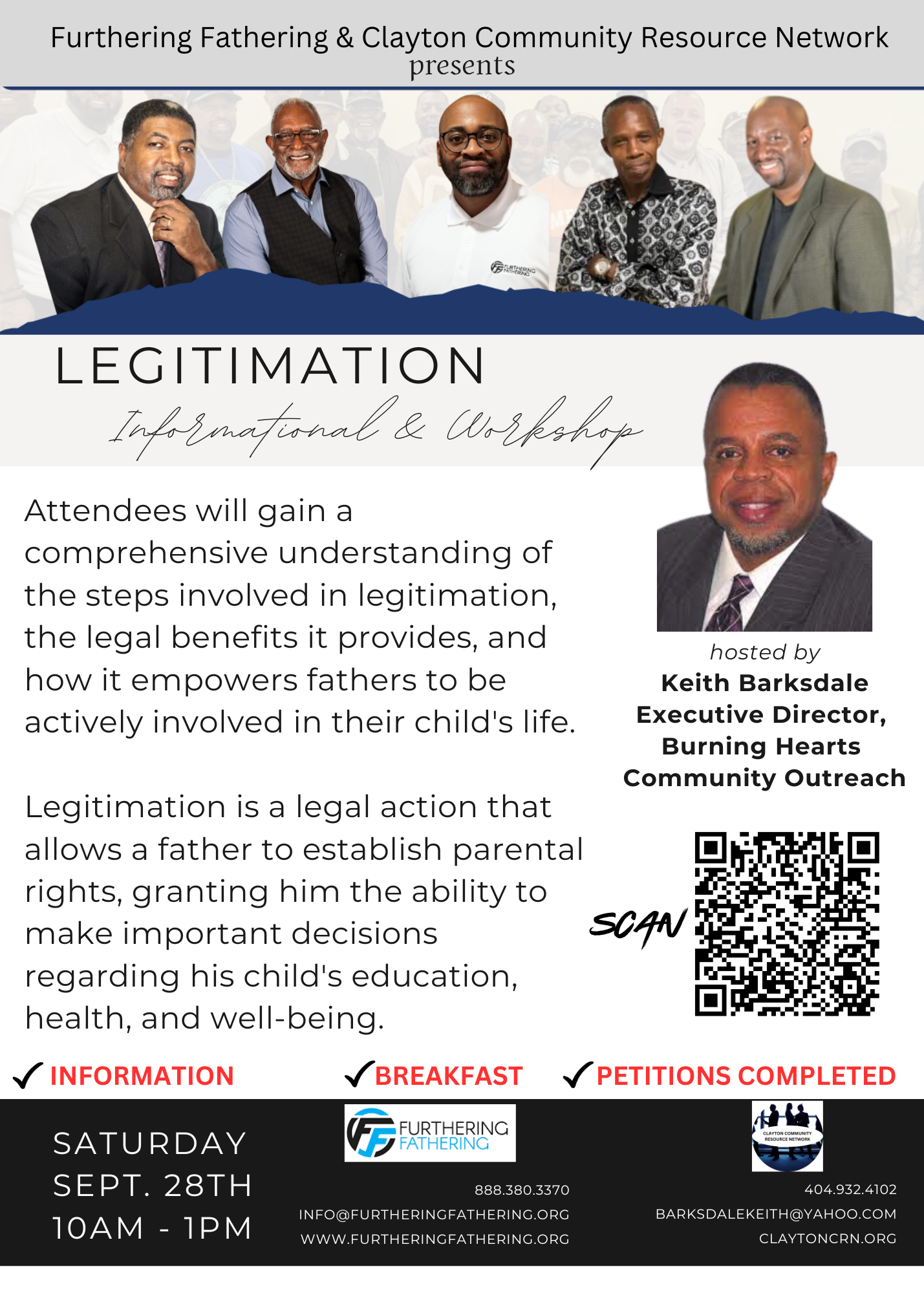 Legitimation Informational and Workshop | Furthering Fathering