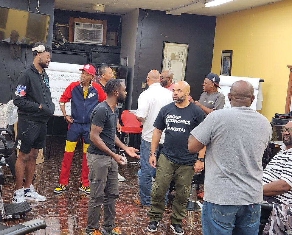 CONNECT in the Barbershop at Royal Roots in East Point