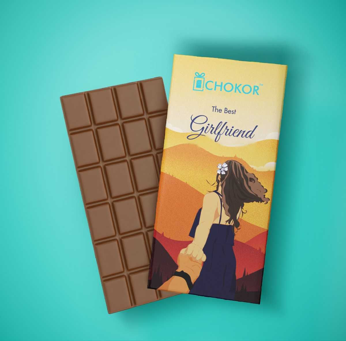 CHOKOR The Best Girlfriend Chocolate Gift