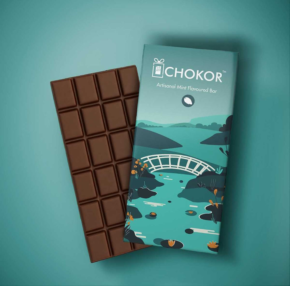 CHOKOR Artisanal Mint Flavoured Bar