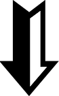  Black and White Down Arrow 