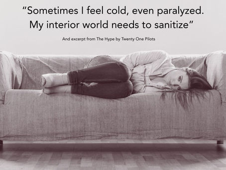 Exhausted woman laying on couch