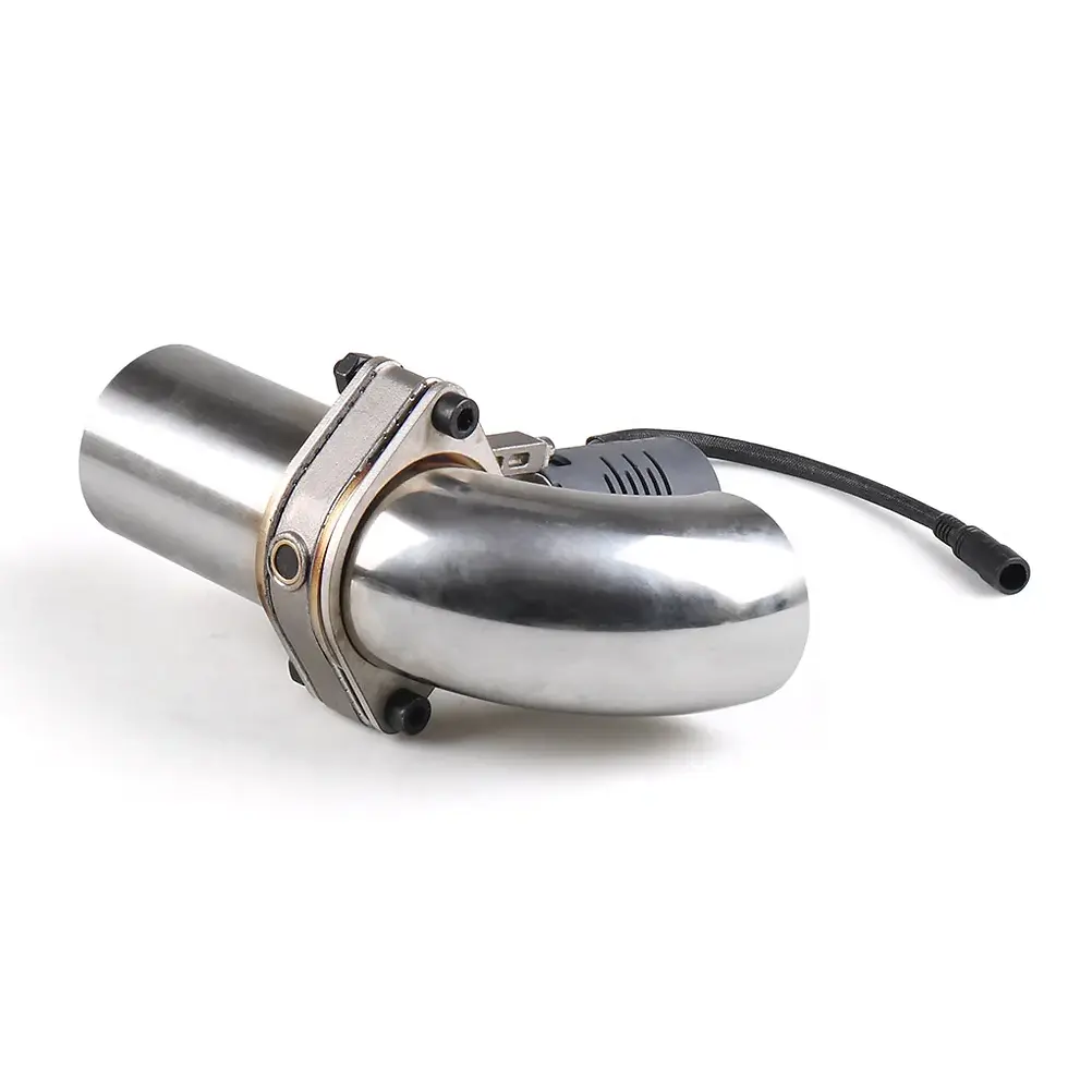 Miniature : 2/2.5/3 Inch Exhaust Valve Cutout Kit Electric Exhaust Cutout Pipe Valve Set