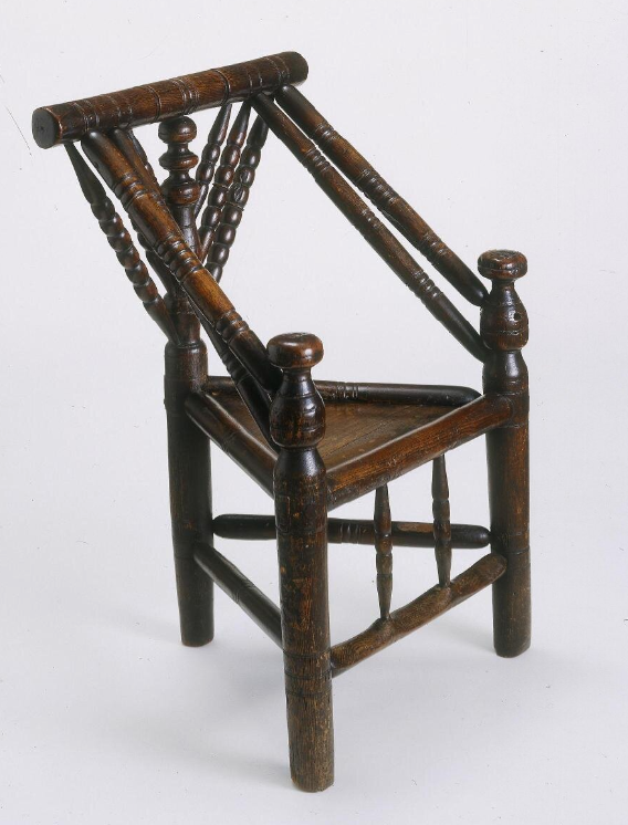 Three Legged Chair 1580-1620 V&A Collection