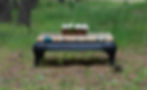Thumbnail: Blue Epoxy Table on Stove Stand