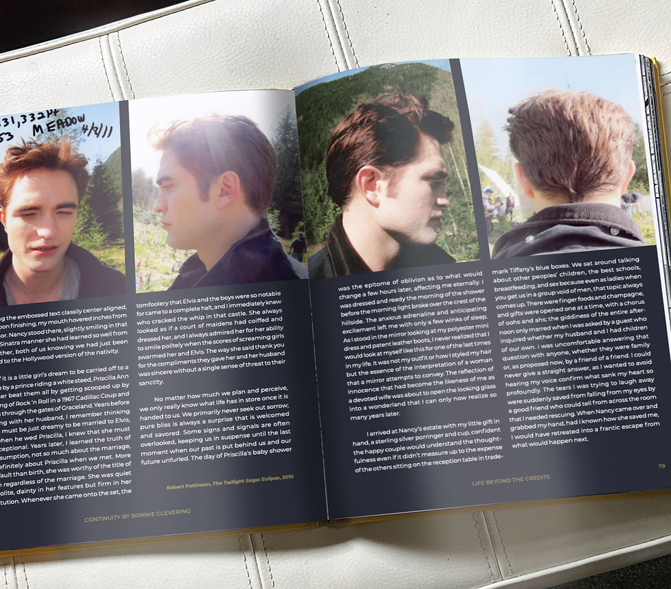Never-before-seen photos of Robert Pattinson from the set of Twilight from Continuity by Bonnie Clevering
