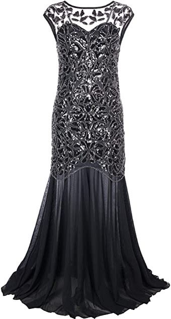 1920s Style Mermaid Gown 